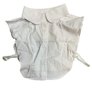 Zanzea White NEW Unisex Detachable Fake Collar Shirt Insert Business Adjustable